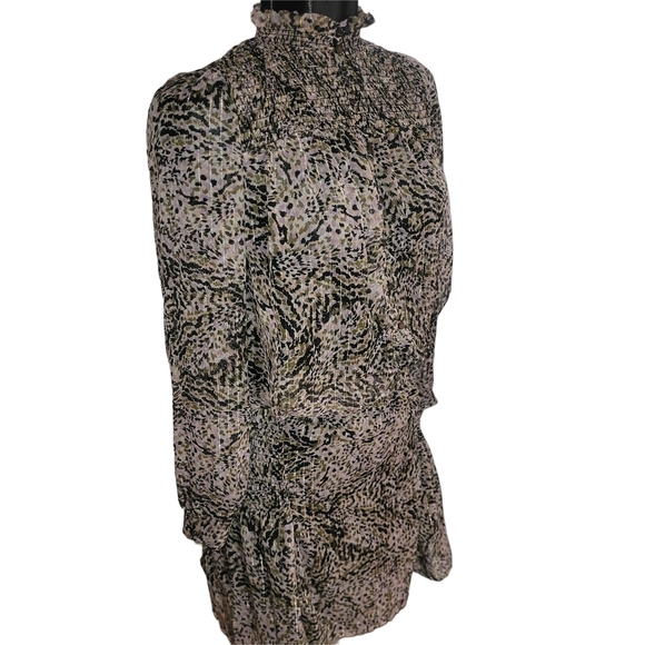 Garcia Chic Leopard Print Top and Skirt Set XS - Picture 4 of 8